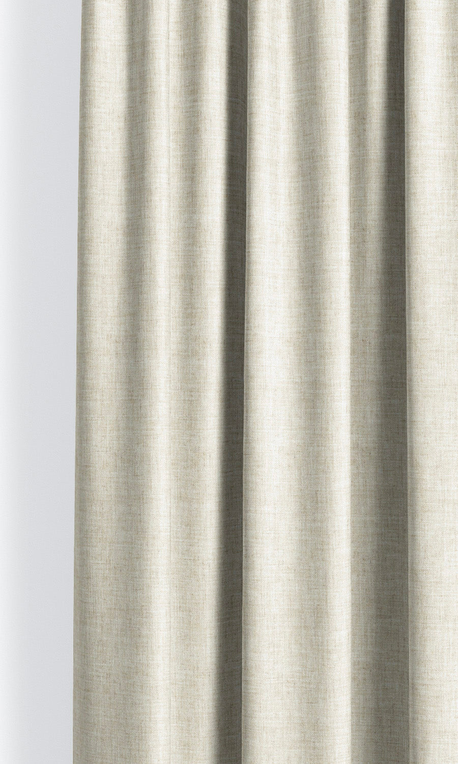 Linen Texture Pinch Pleat, Rod Pocket, Eyelet Curtains (Greige)