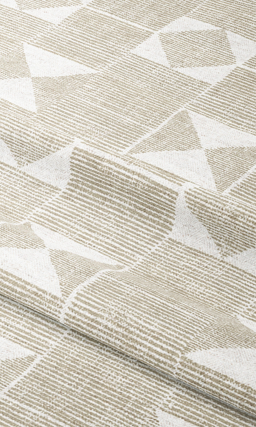 Geometric Print Roman Shades (Beige/ White) Extra Long Short Wide