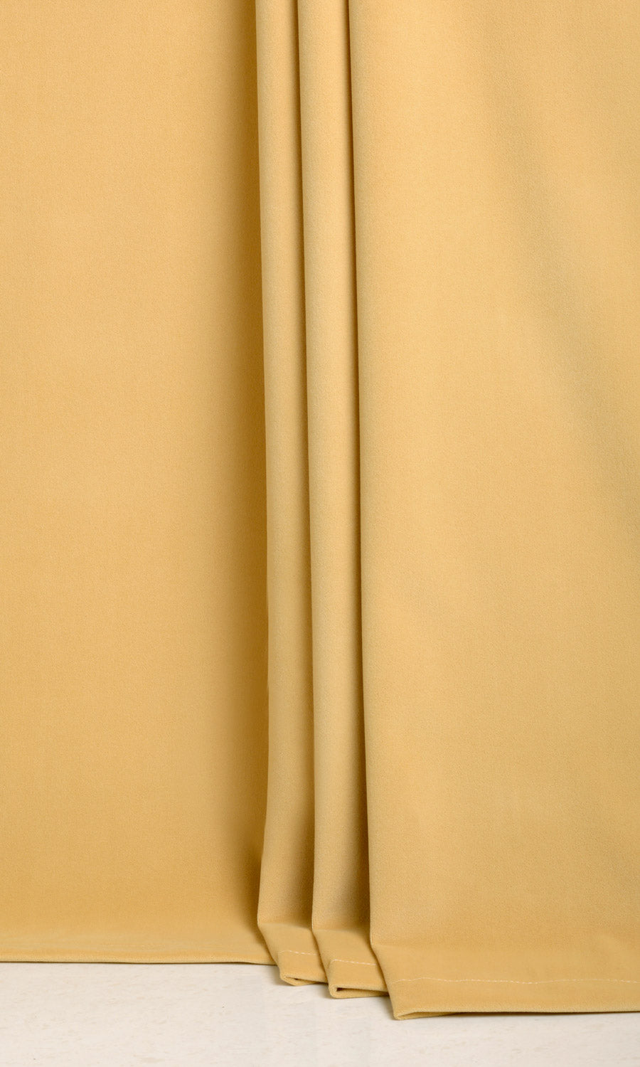 Velvet Custom Curtains (Pale Yellow)