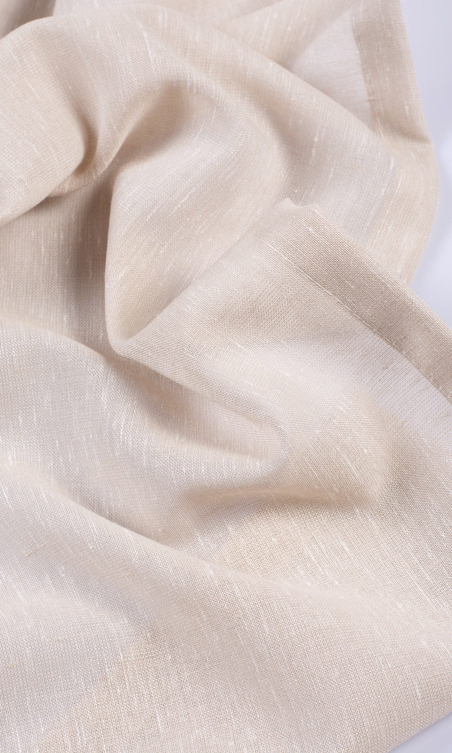Plain Sheer Curtains / Drapes / Window Drapery Panels (Greige/ Warm Ivory)