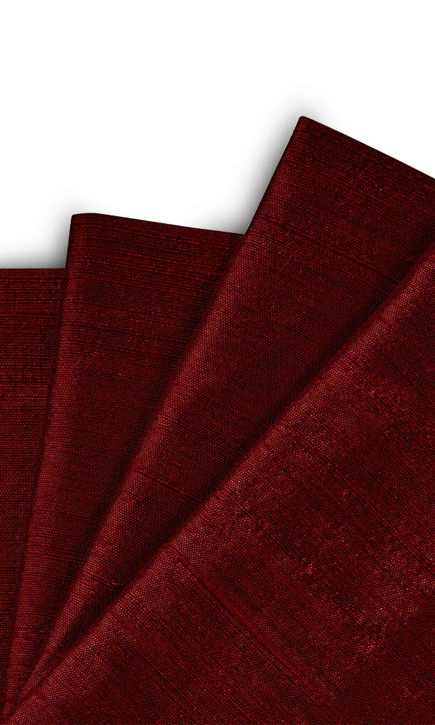 Dupioni Silk Window Curtains for Living, Bedroom, Kitchen, Bathroom (Maroon/ Burgundy Red)