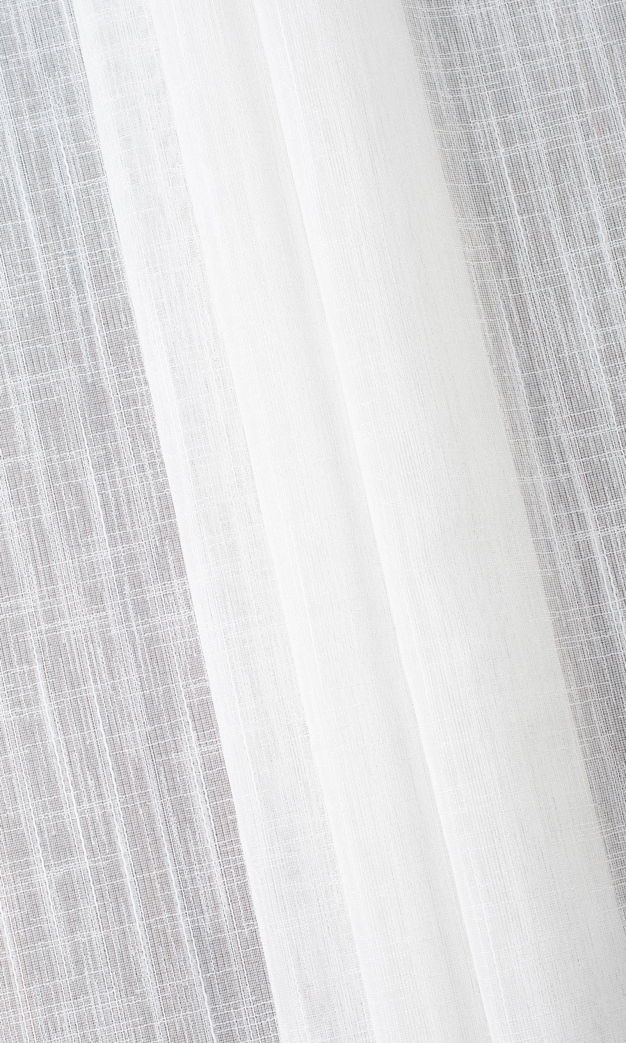 Plain Sheer Pinch Pleat, Rod Pocket, Eyelet Curtains (White)