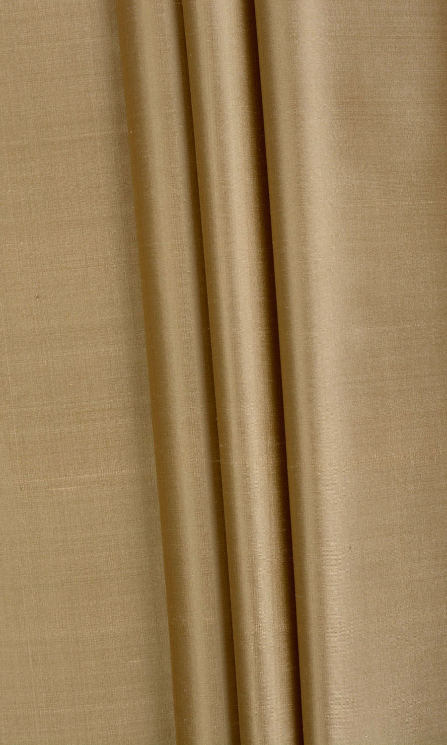 Shantung Silk Any Size Style Curtains (Golden Beige/ Ochre Yellow)