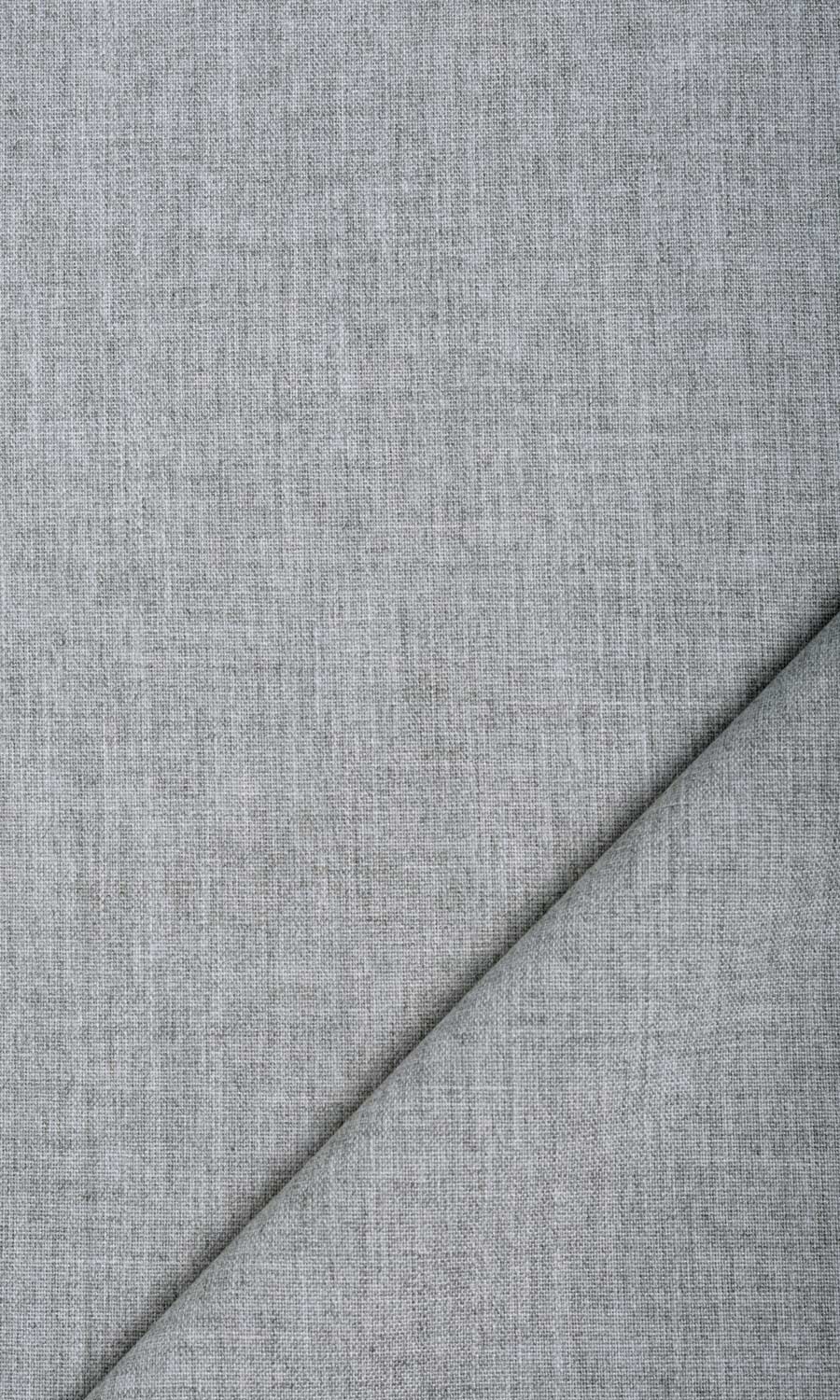 Plain Linen Texture Pinch Pleat, Rod Pocket, Eyelet Curtains (Steel Grey)