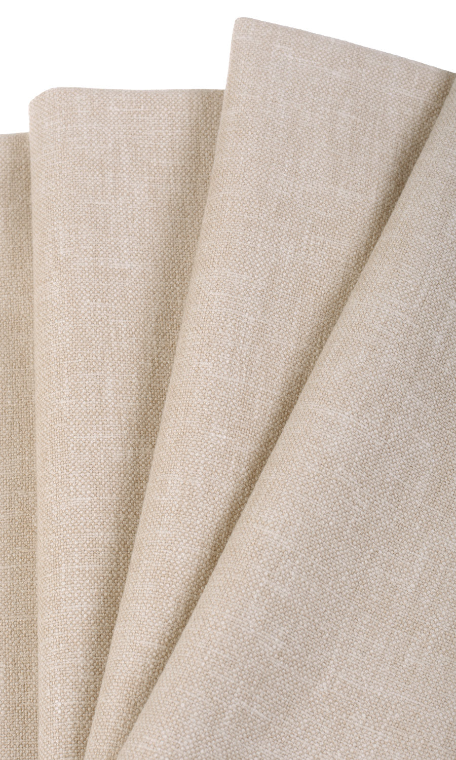 Linen Blend Window Curtains (Beige) Extra Long Short Wide