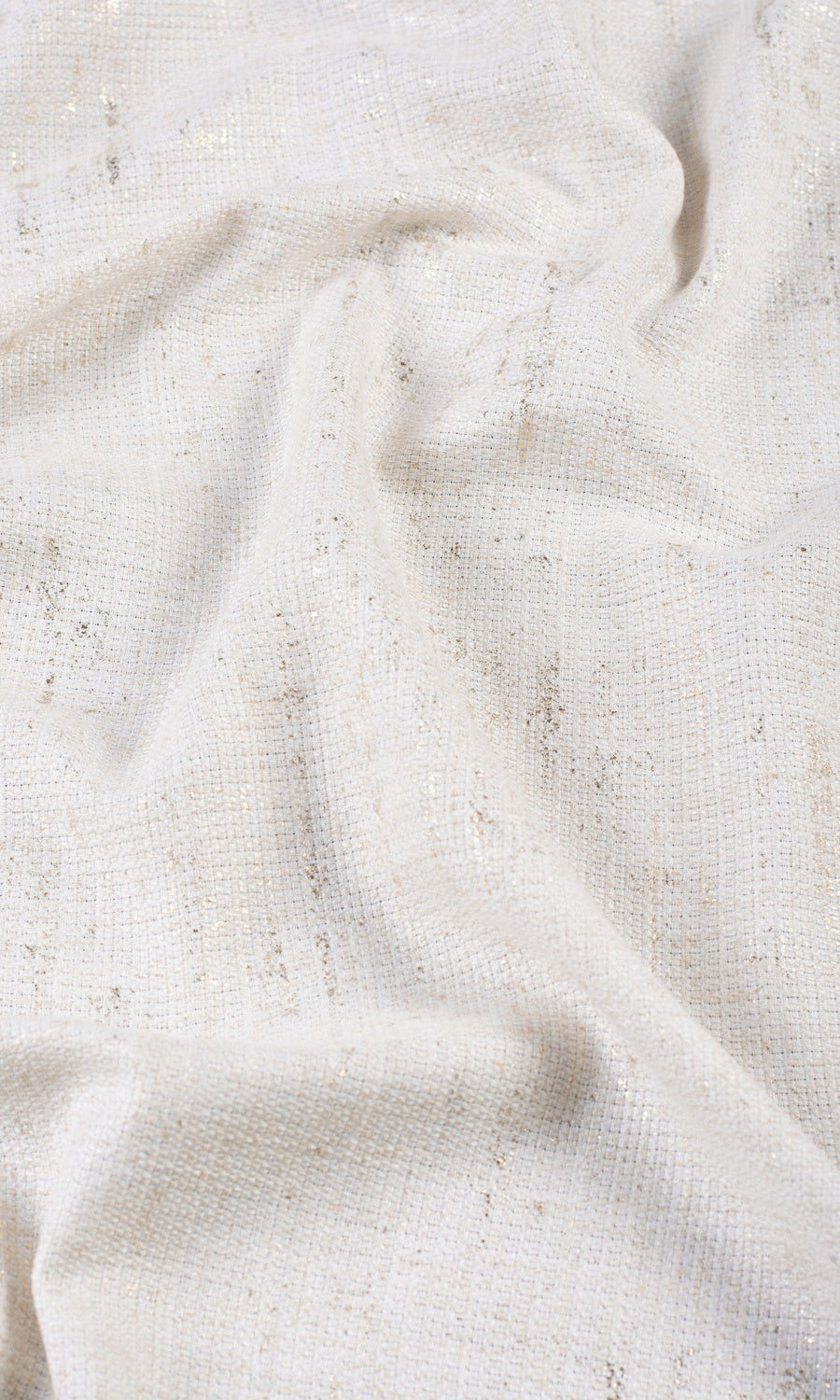 Metallic Accents Any Size Style Curtains (Cream/ Golden)