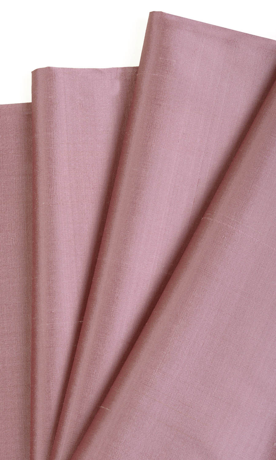 Shantung Silk Pinch Pleat, Rod Pocket, Eyelet Curtains (Pink)