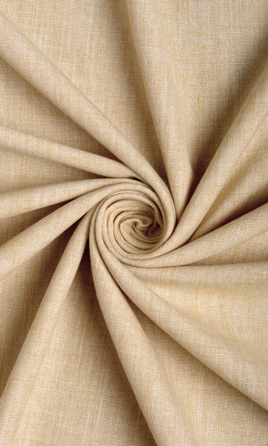 Linen Texture Window Curtains (Cinnamon Beige)