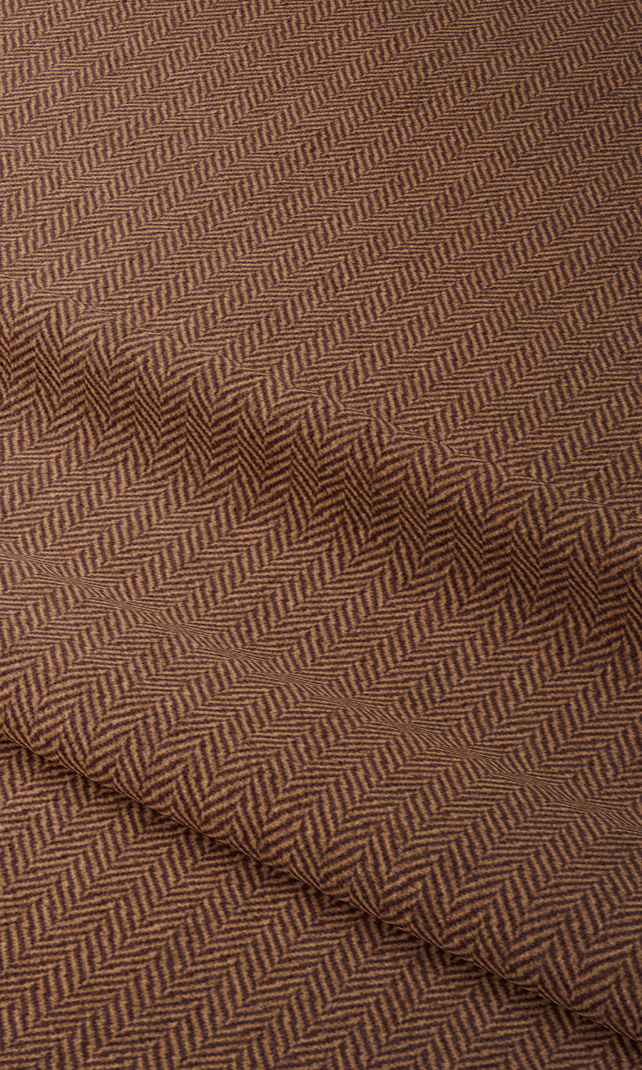 Herringbone Textured Pinch Pleat, Rod Pocket, Eyelet Curtains (Deep Orange)