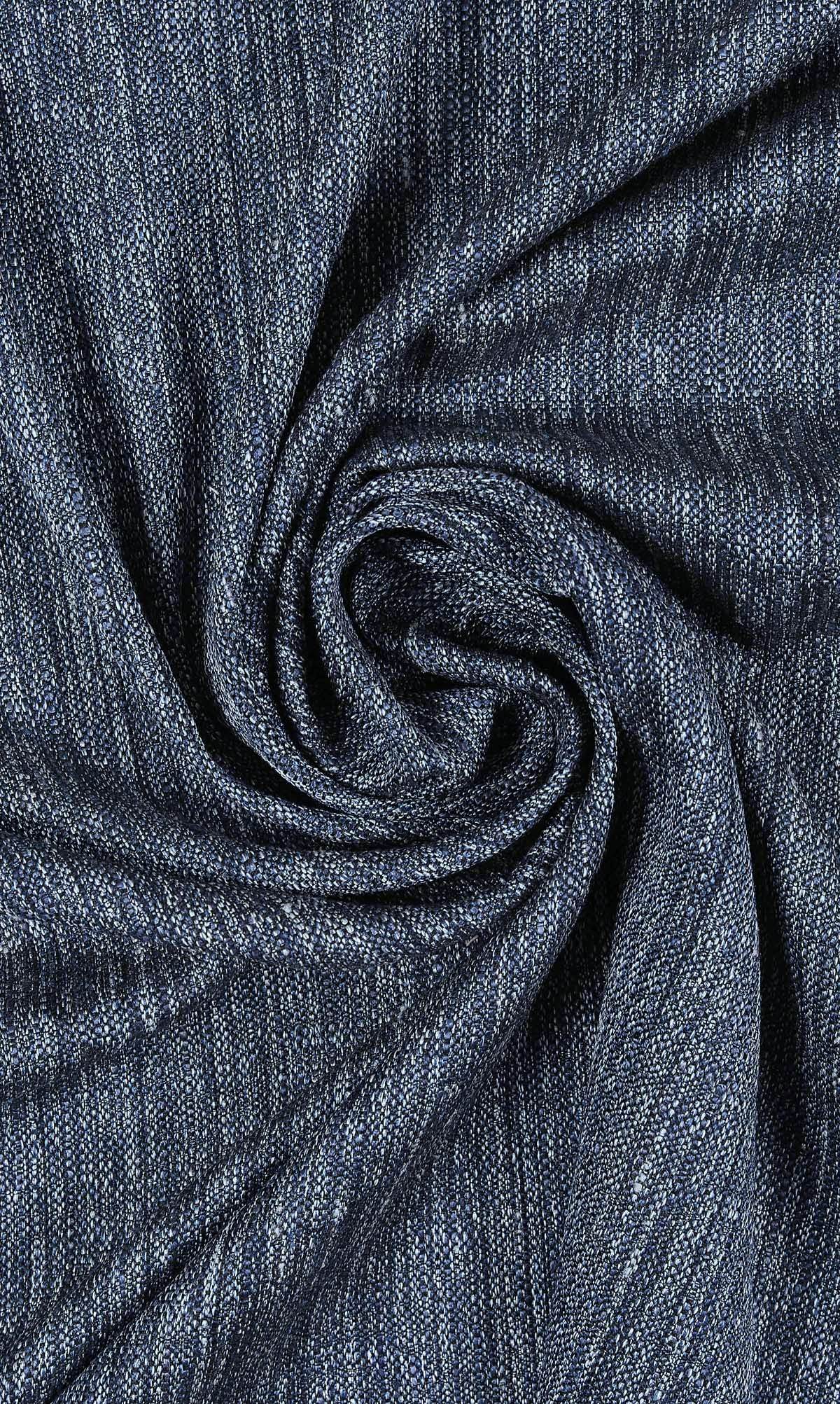 Textured Drapes (Navy Blue)