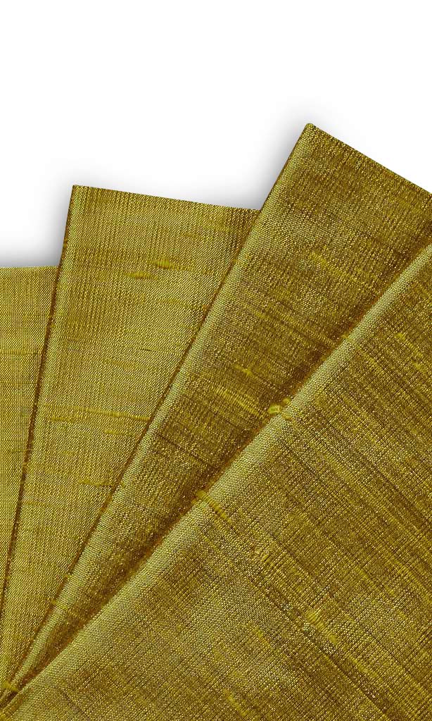 Dupioni Silk Curtain Panels for Living, Bedroom, Kitchen, Bathroom (Olive Green)