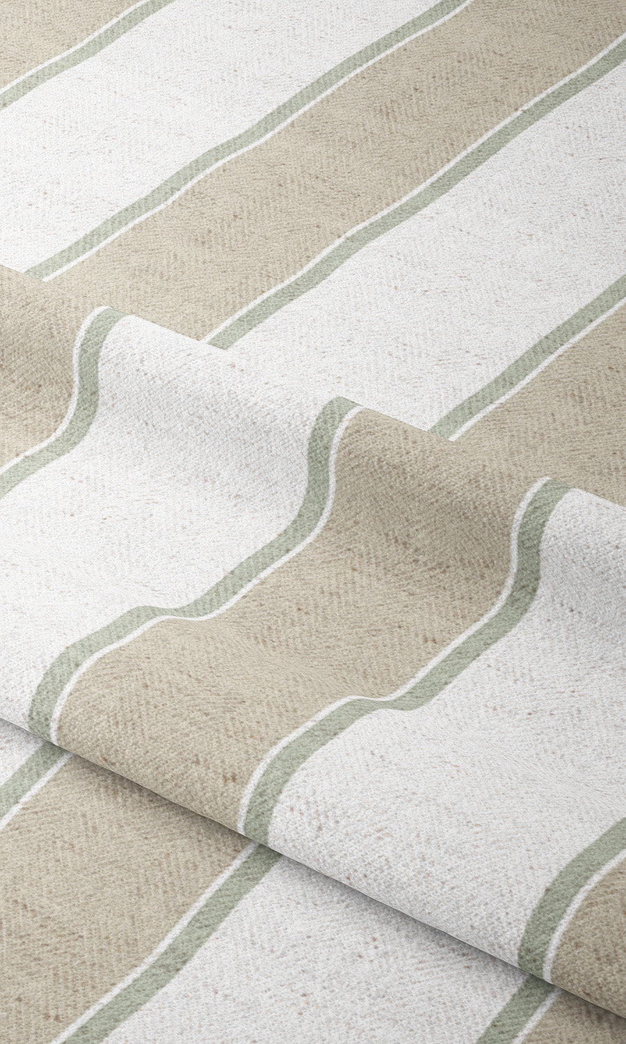 Regency Striped Pinch Pleat, Rod Pocket, Eyelet Curtains (Taupe/ Beige/ White)