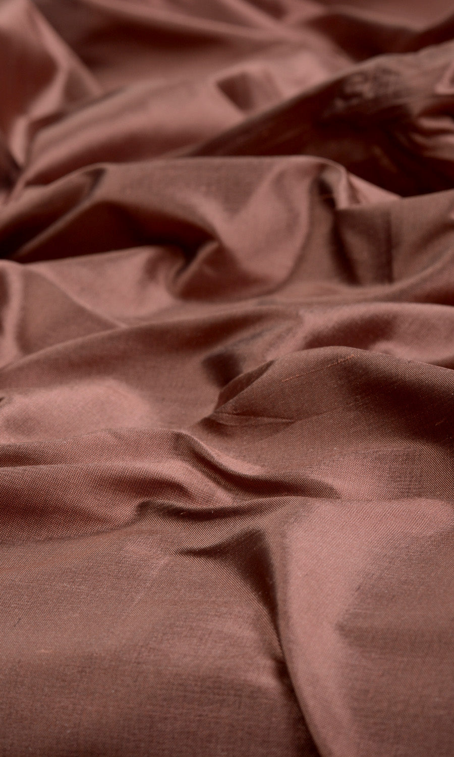 Shantung Silk Pinch Pleat, Rod Pocket, Eyelet Curtains (Cognac Red/ Brown)