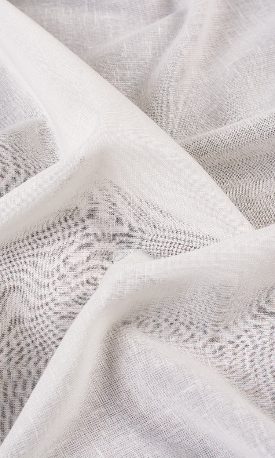 Plain Sheer Drapes (Cream) Extra Long Short Wide