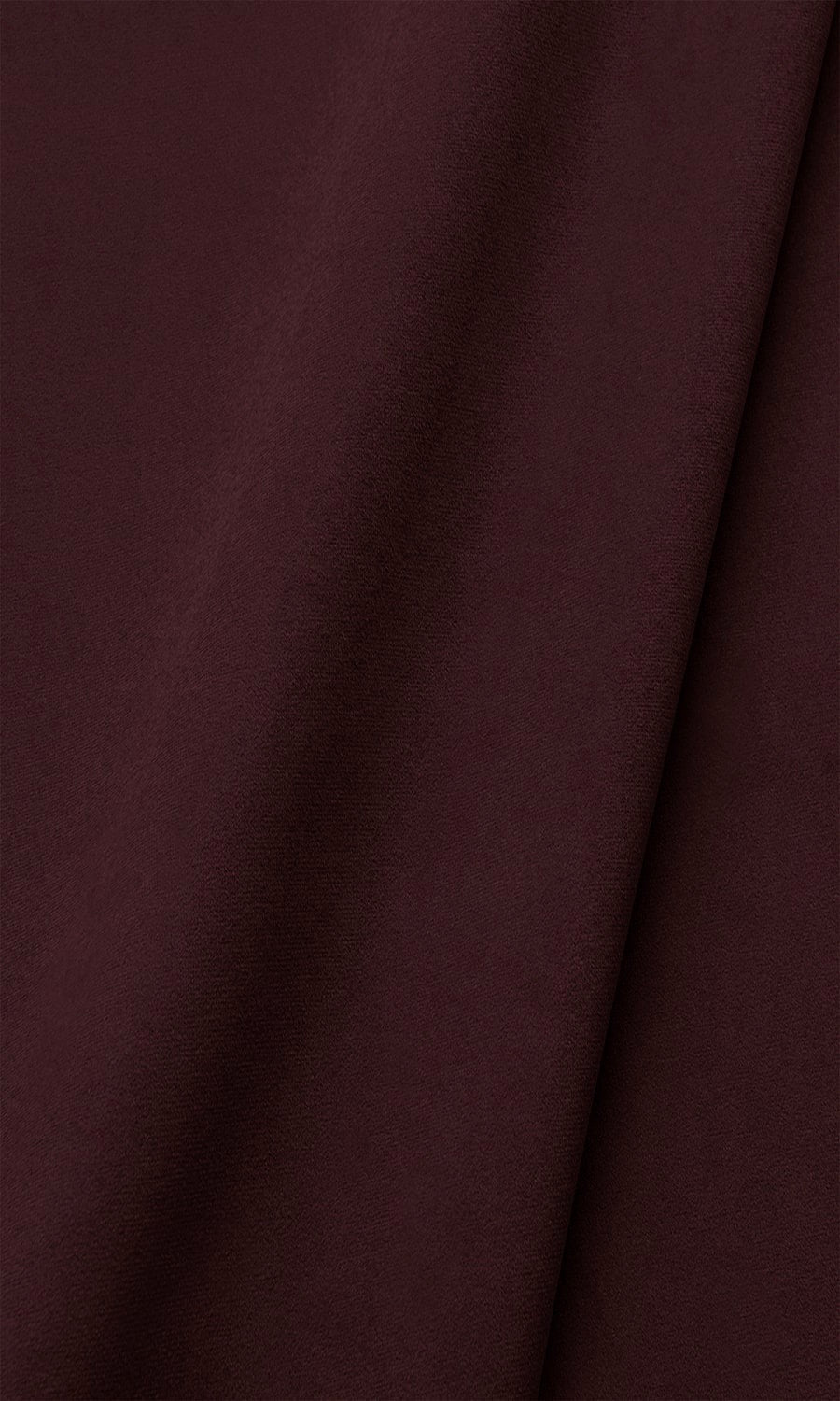 Velvet Window Curtains for Living, Bedroom, Kitchen, Bathroom (Deep Burgundy Red)