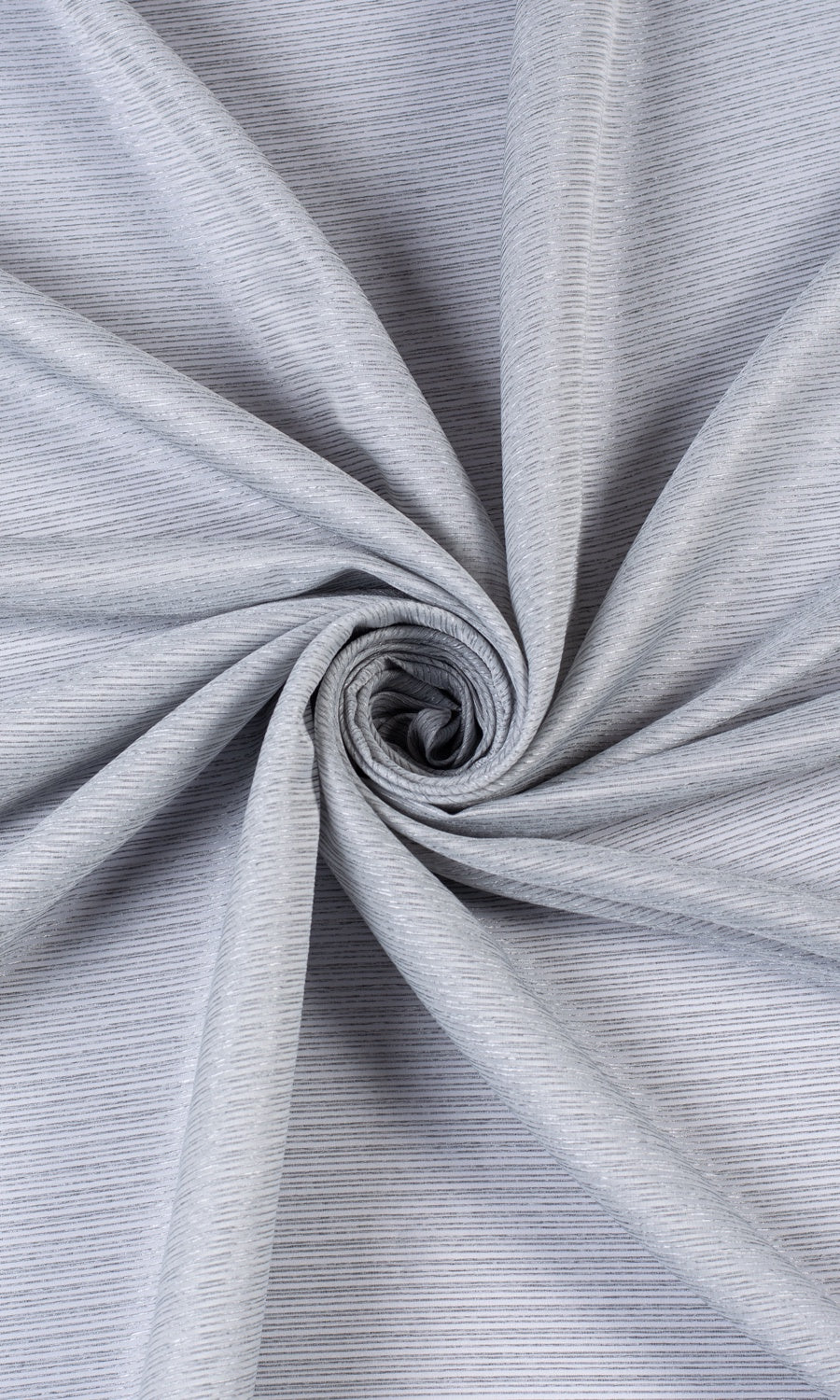 Striped Sheer Curtain Panels (Silver Grey) Extra Long Short Wide