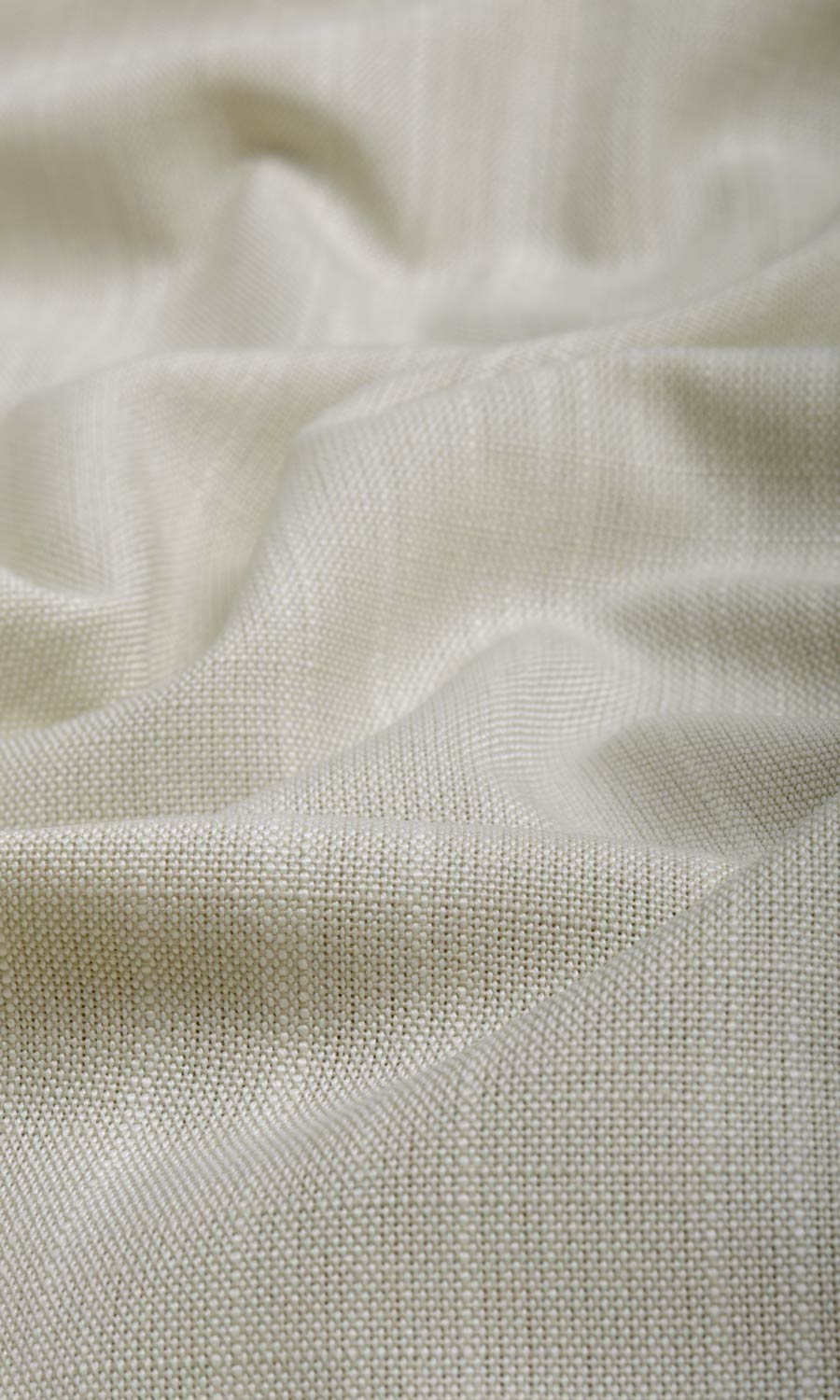 Plain Linen Texture Any Size Style Curtains (Pale Grey)