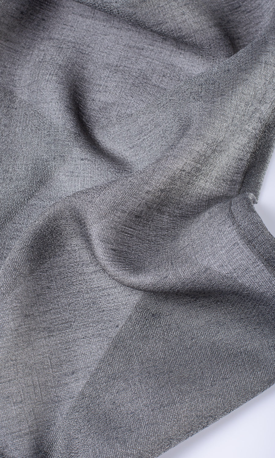 Plain Sheer Curtains / Drapes / Window Drapery Panels (Dark Grey)