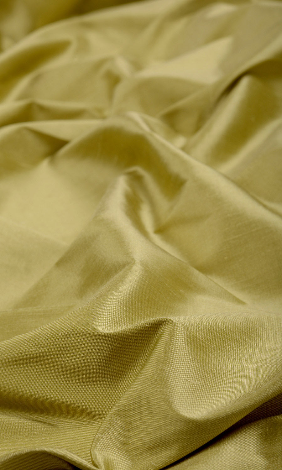 Shantung Silk Drapes (Warm Green) Extra Long Short Wide