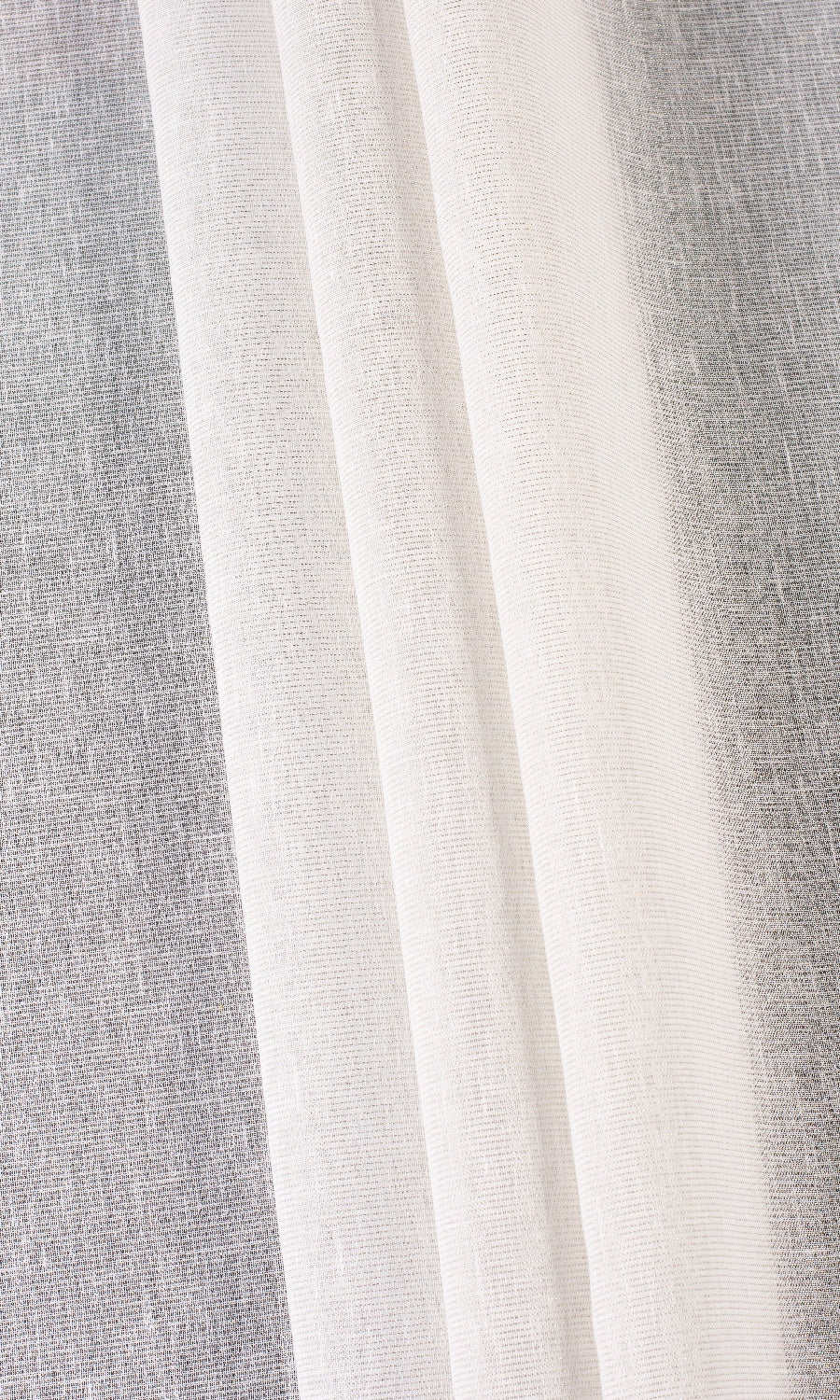 Sheer Drapery (Creamy White) Extra Long Short Wide