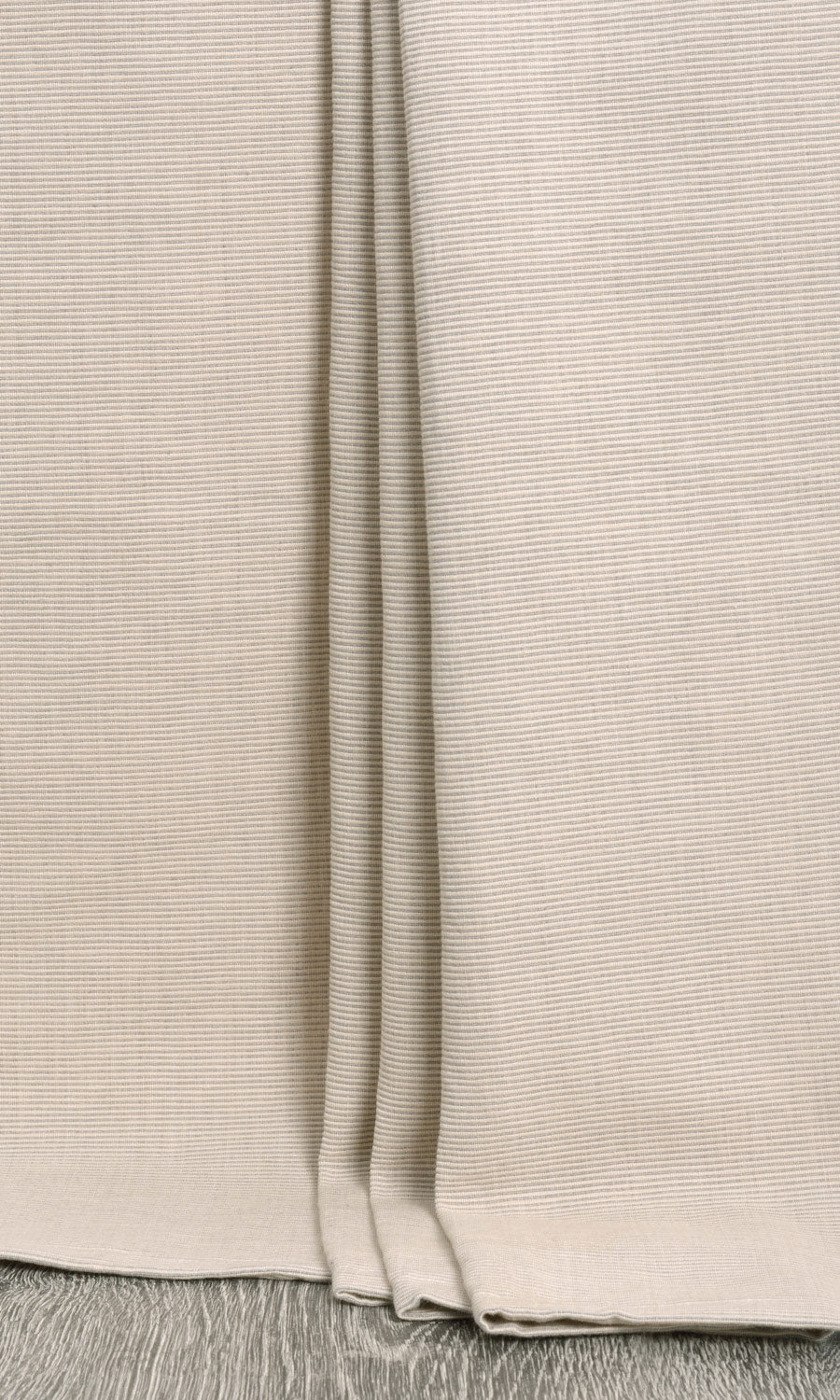 Cotton Pinch Pleat, Rod Pocket, Eyelet Curtains (Ivory/ Beige)