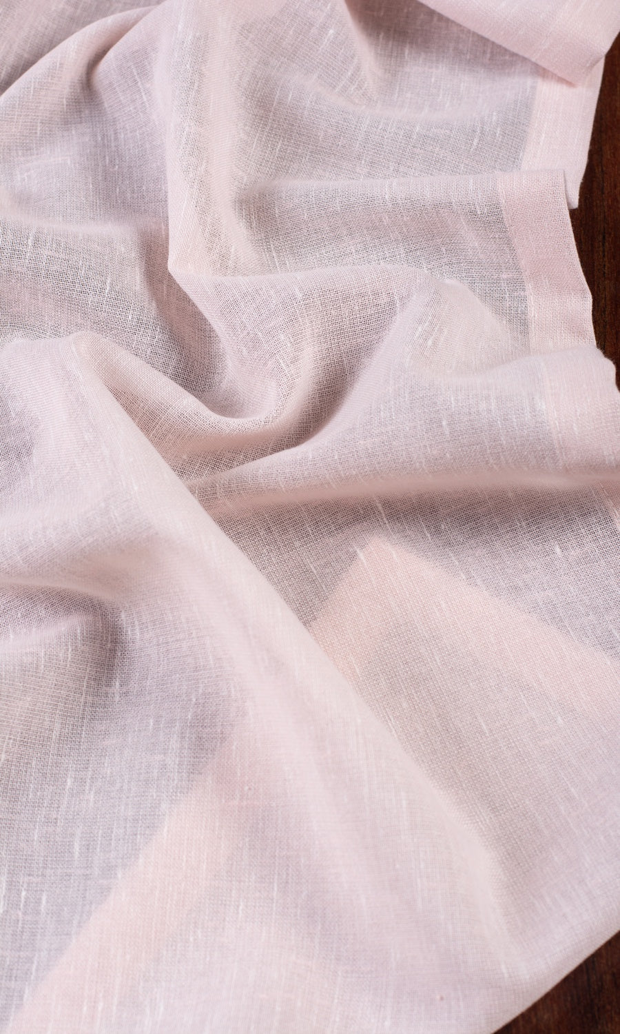 Plain Sheer Custom Curtains (Powder Pink)