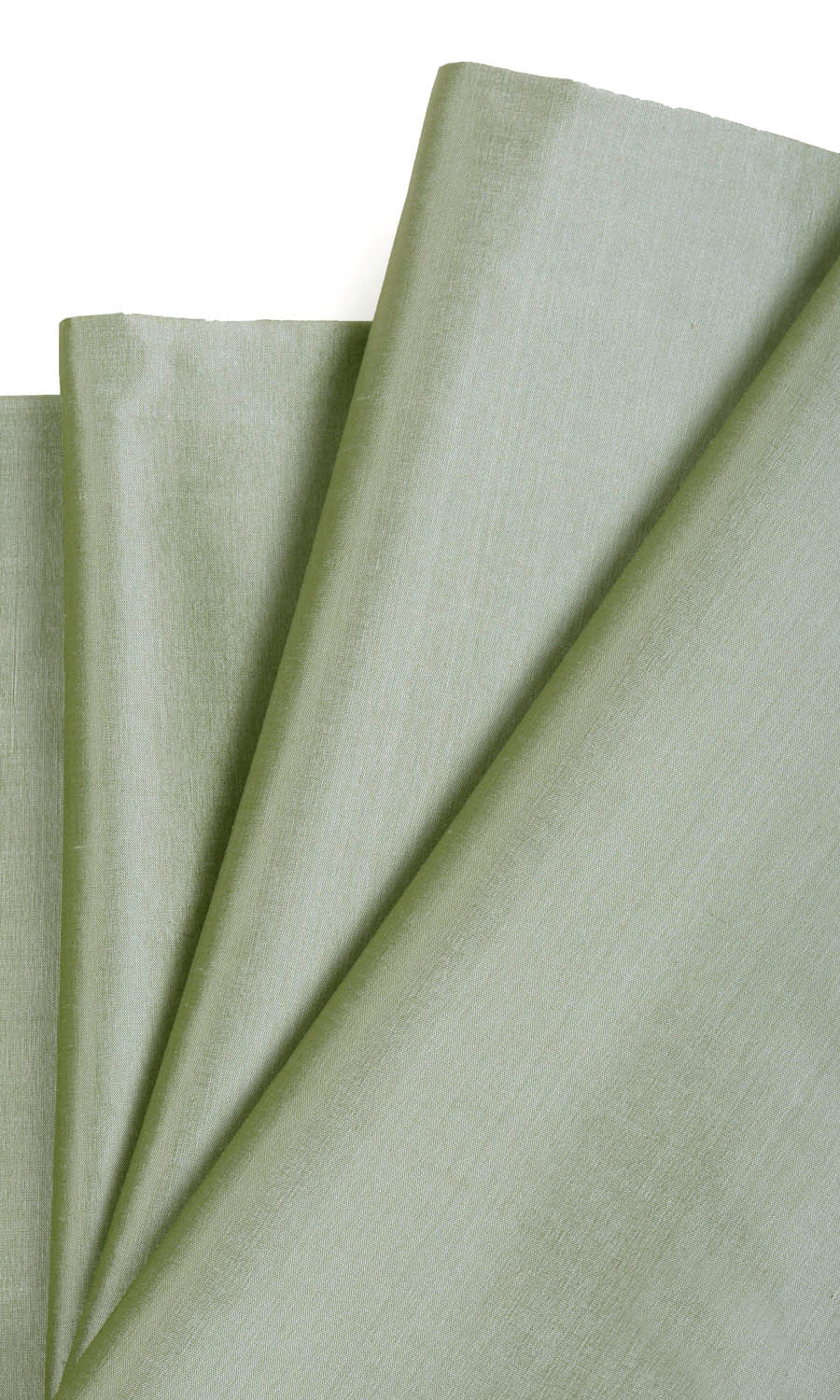 Shantung Silk Curtain Panels (Celadon Green) Extra Long Short Wide
