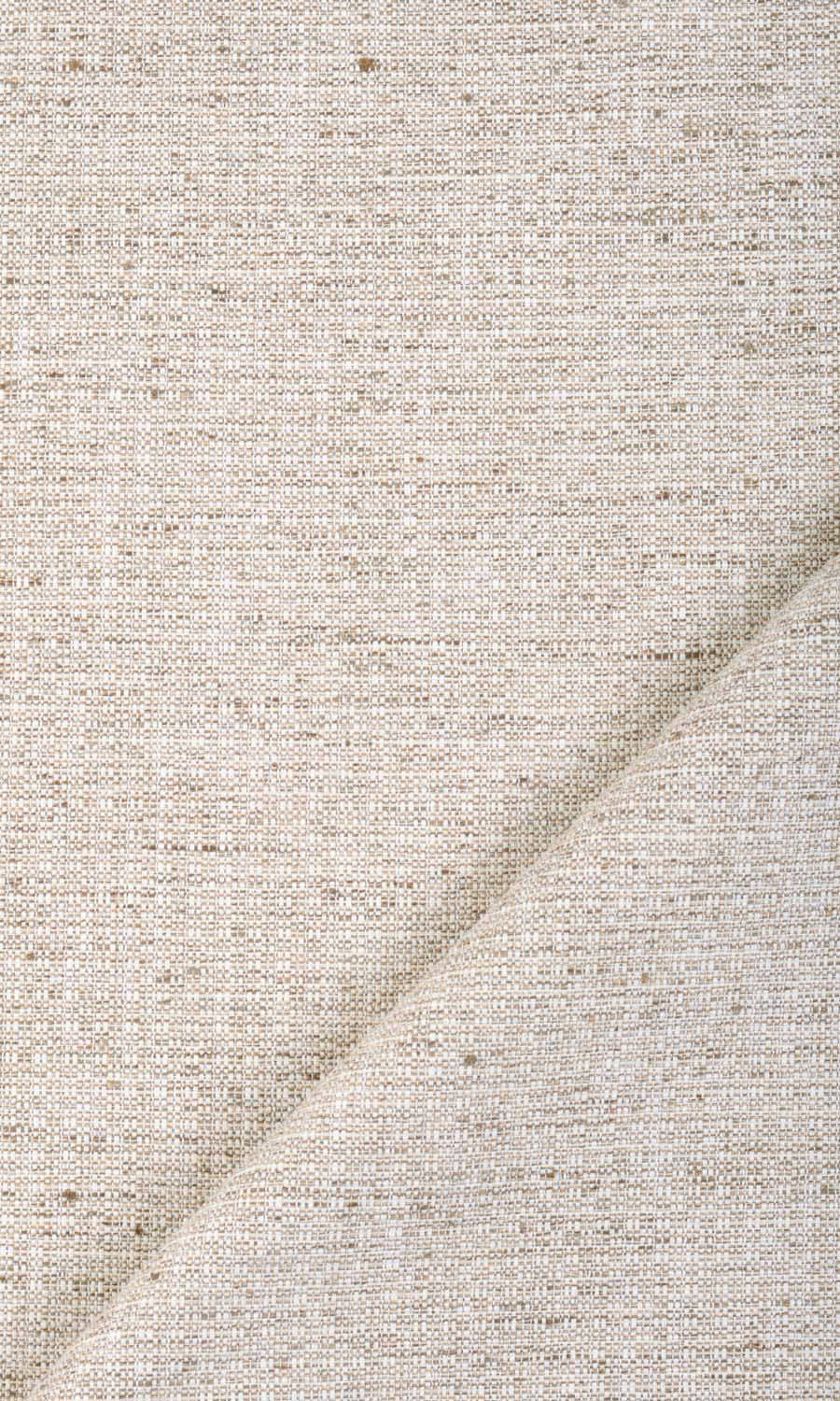 Textured Poly-Cotton Window Curtains for Living, Bedroom, Kitchen, Bathroom (Beige/ Cream)