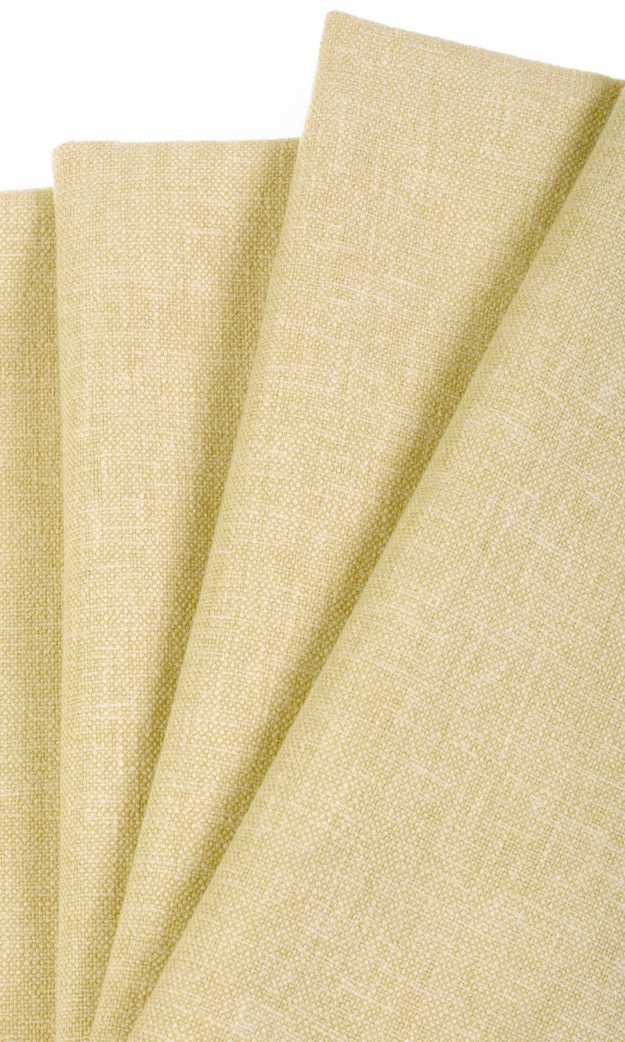 Linen Blend Drapes for Living, Bedroom, Kitchen, Bathroom (Pale Yellow)