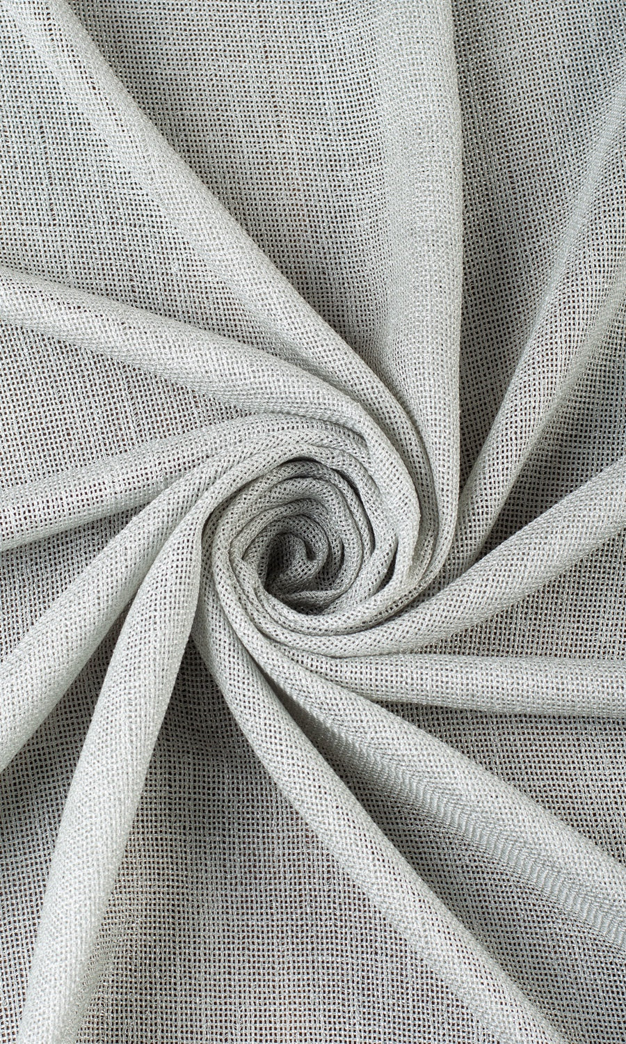 Textured Sheer Window Curtains (Pewter Gray) Extra Long Short Wide