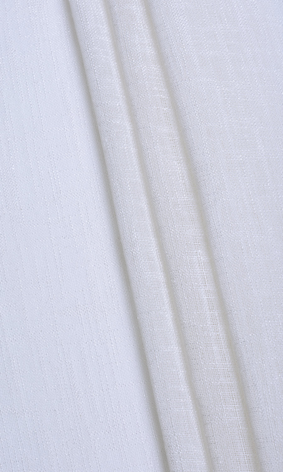 Sheer Linen Curtains / Drapes / Window Drapery Panels (White/ Ivory)