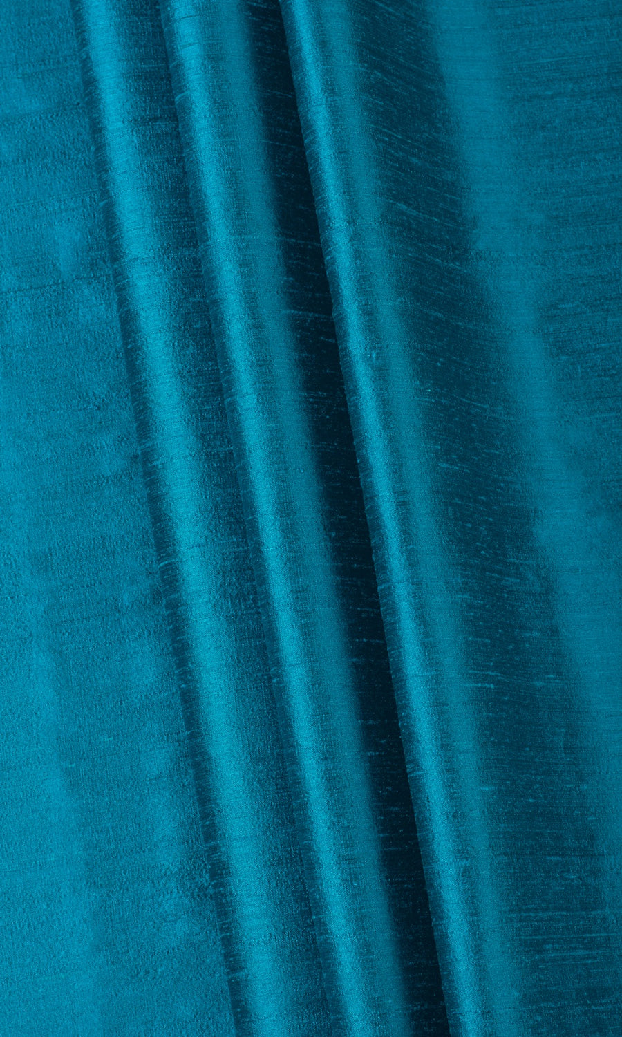 Dupioni Silk Pinch Pleat, Rod Pocket, Eyelet Curtains (Teal Blue)