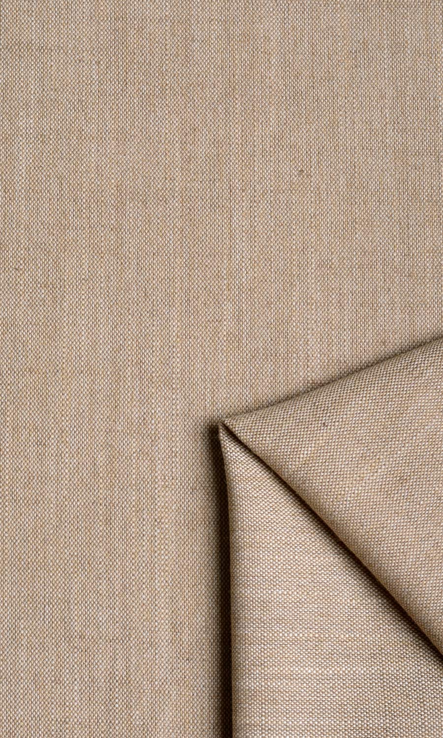 Plain Linen Texture Curtain Panels (Cinnamon Brown) Extra Long Short Wide