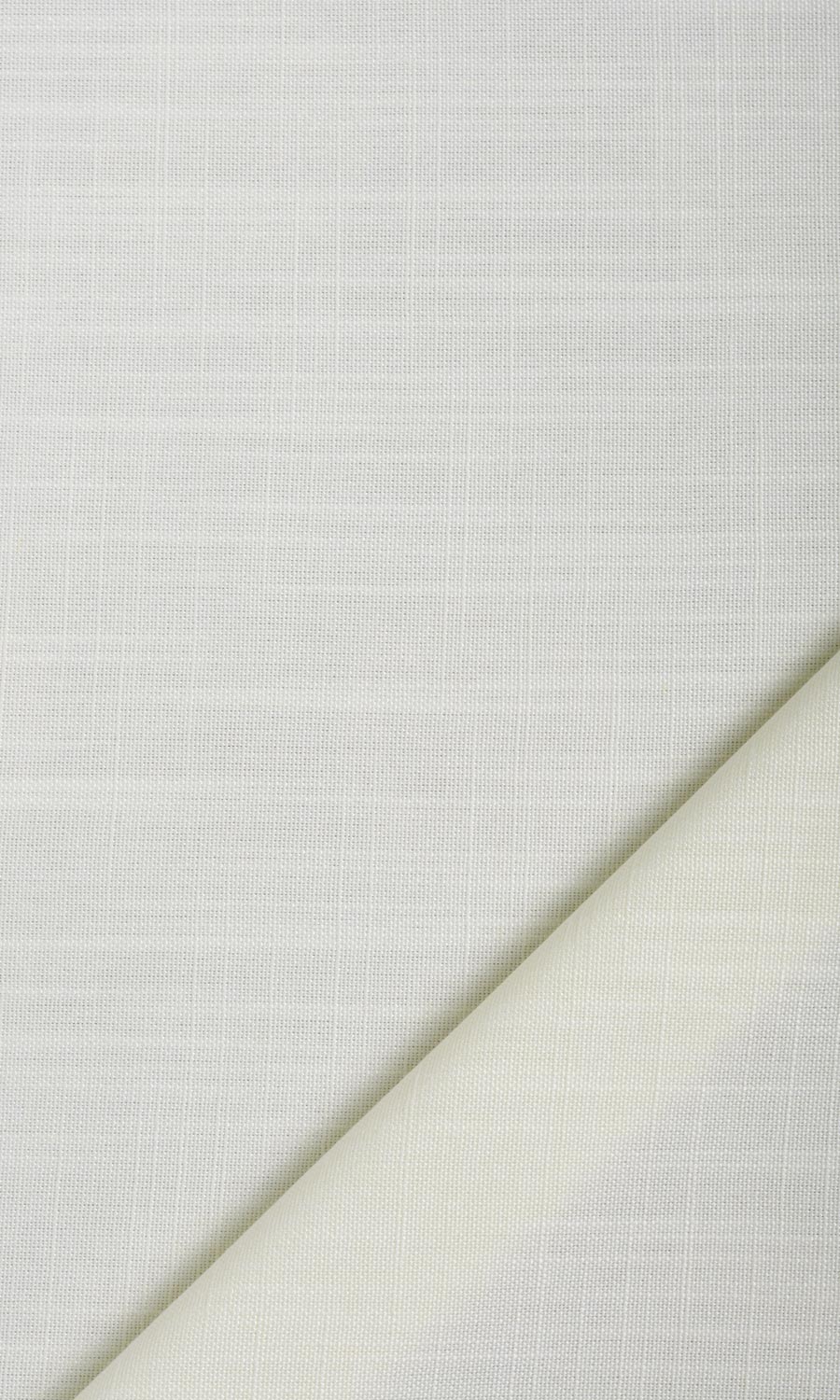 Plain Linen Texture Window Curtains (White) Extra Long Short Wide