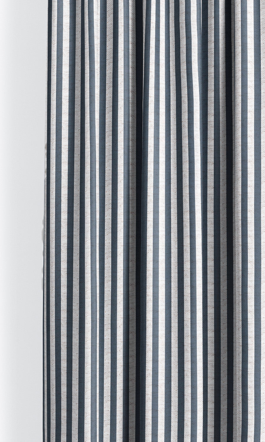 Candy Striped Roman Shades (Navy Blue/ White) Extra Long Short Wide