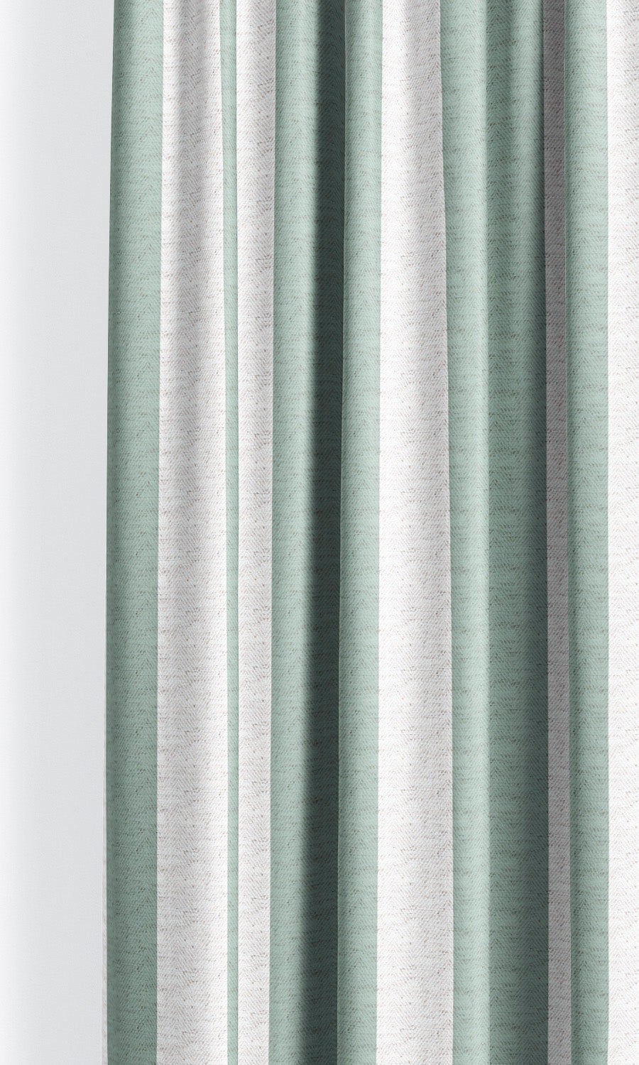 Awning Striped Window Curtains for Living, Bedroom, Kitchen, Bathroom (Aqua Blue/ White)