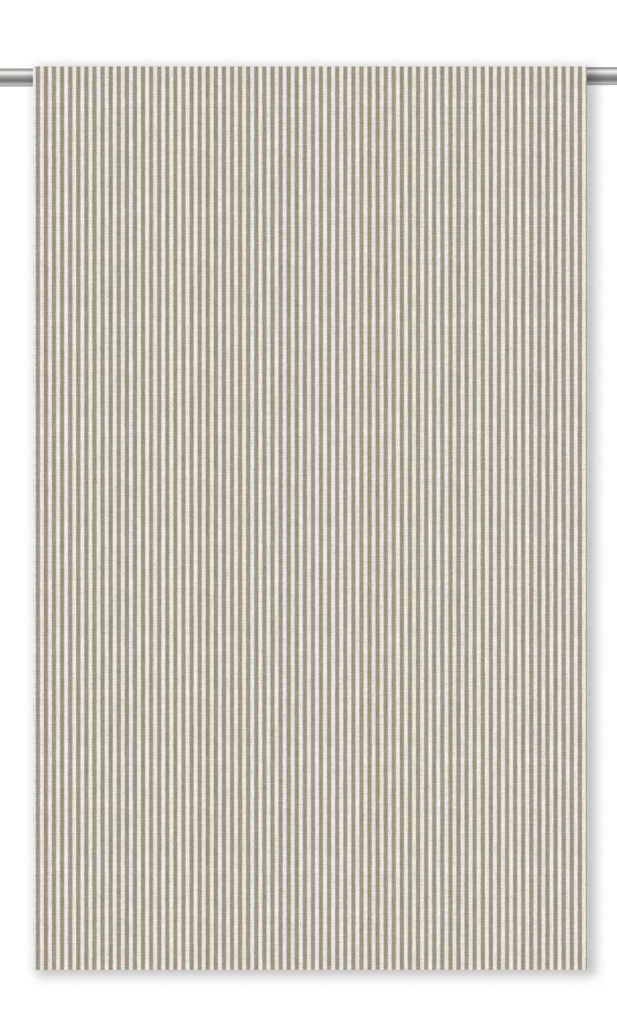 Candy Striped Shades (Tortilla Brown/ White) for Living, Bedroom, Kitchen, Bathroom