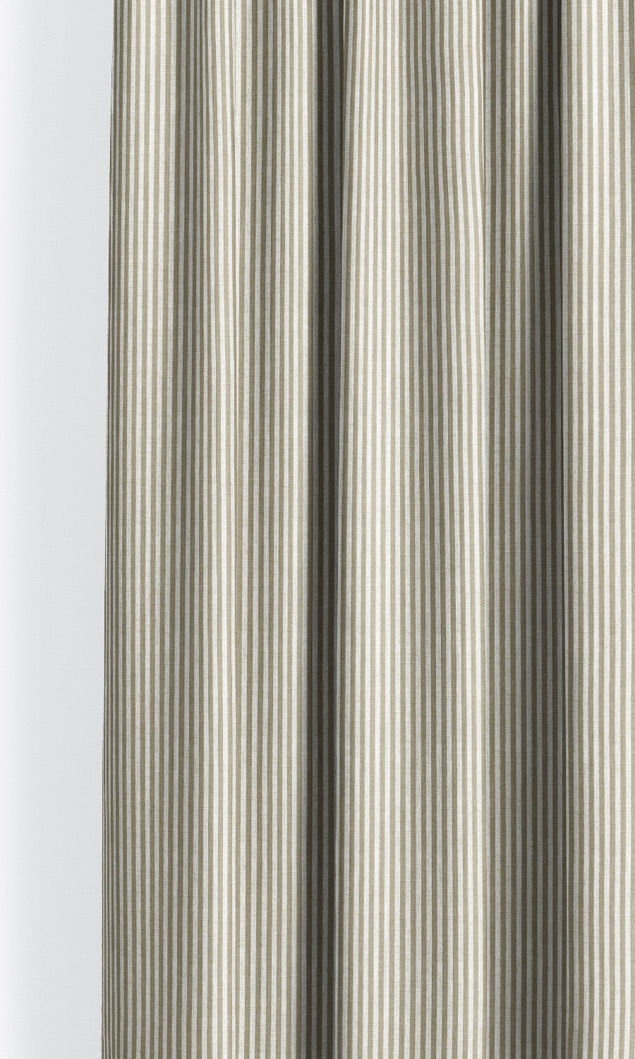 Candy Striped Flat, Plain, Fake, Faux, European Relaxed Roman Shades (Tortilla Brown/ White)