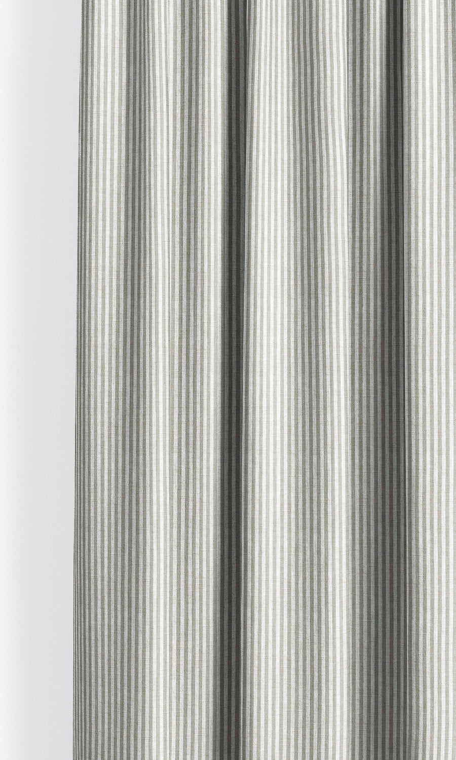Candy Striped Pinch Pleat, Rod Pocket, Eyelet Curtains (Taupe/ White)