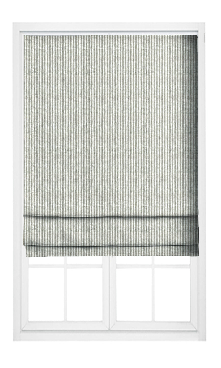 Candy Striped Curtain Panels (Taupe/ White) Extra Long Short Wide