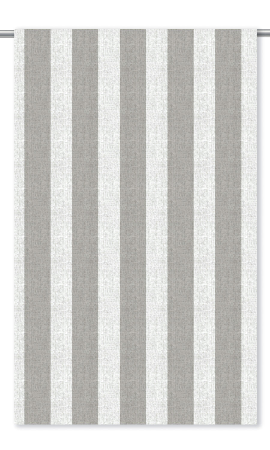 Awning Striped Drapes (Taupe/ White)
