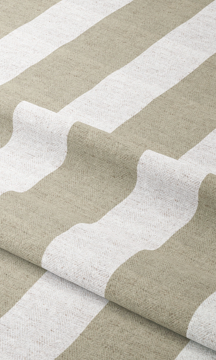 Awning Striped Window Curtains (Warm Gray/ White) Extra Long Short Wide