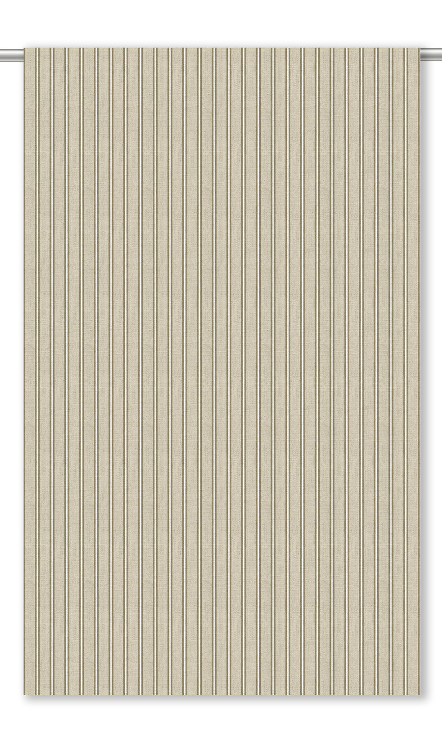 Pinstripe Roman Shades (Beige/ Coffee Brown) for Living, Bedroom, Kitchen, Bathroom