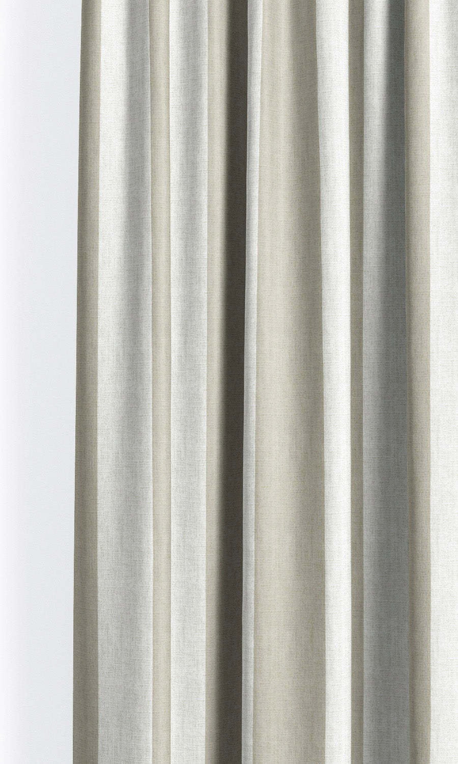Awning Striped Drapery for Living, Bedroom, Kitchen, Bathroom (Beige/ White)