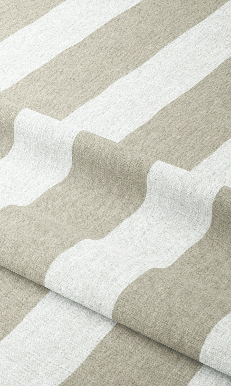 Awning Striped Drapery (Beige/ White) Extra Long Short Wide