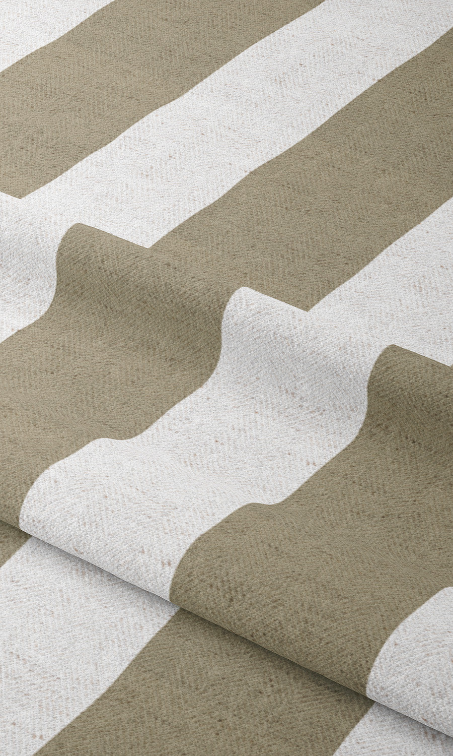 Awning Striped Curtain Panels (Peanut Brown/ White) Extra Long Short Wide