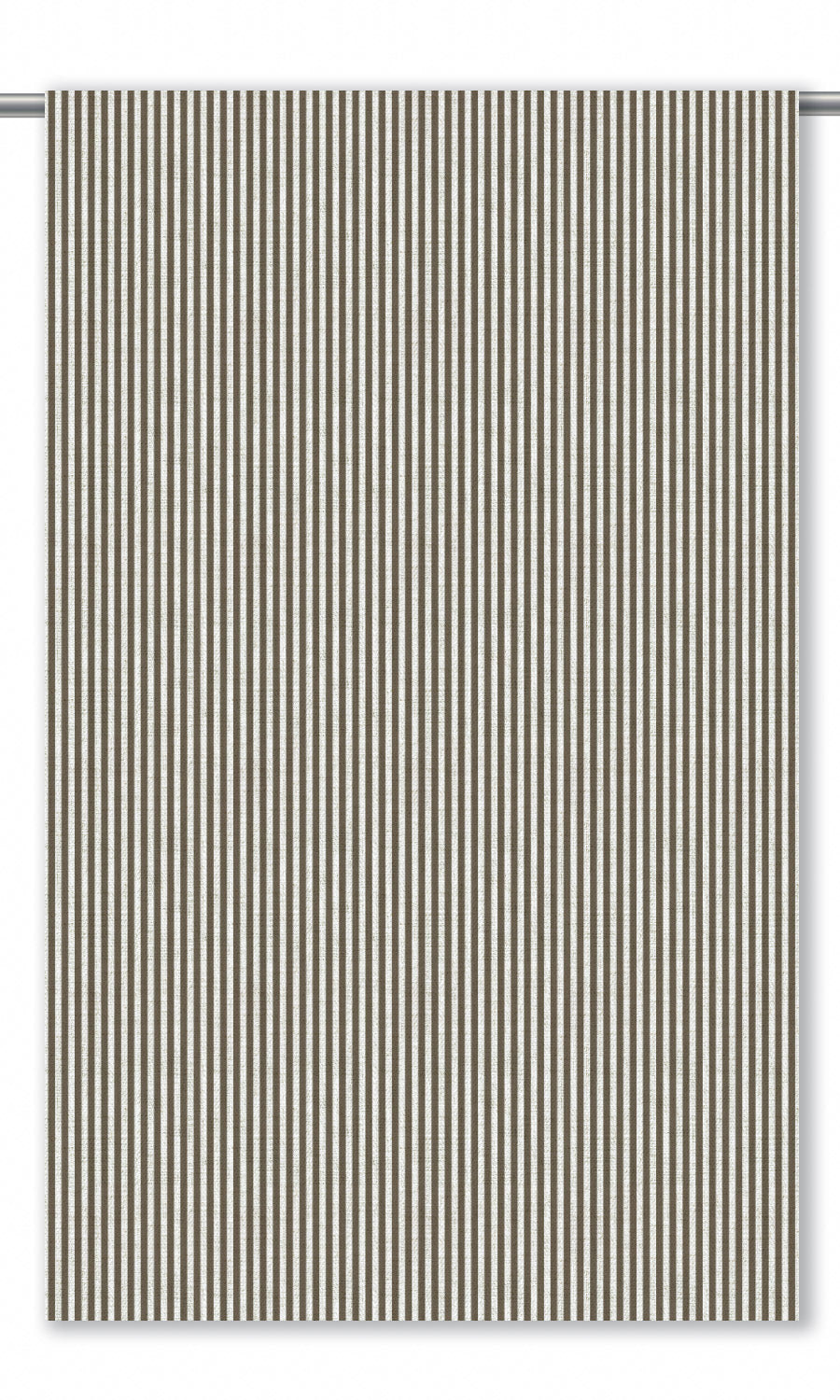 Candy Striped Shades (Olive Brown/ White) for Living, Bedroom, Kitchen, Bathroom