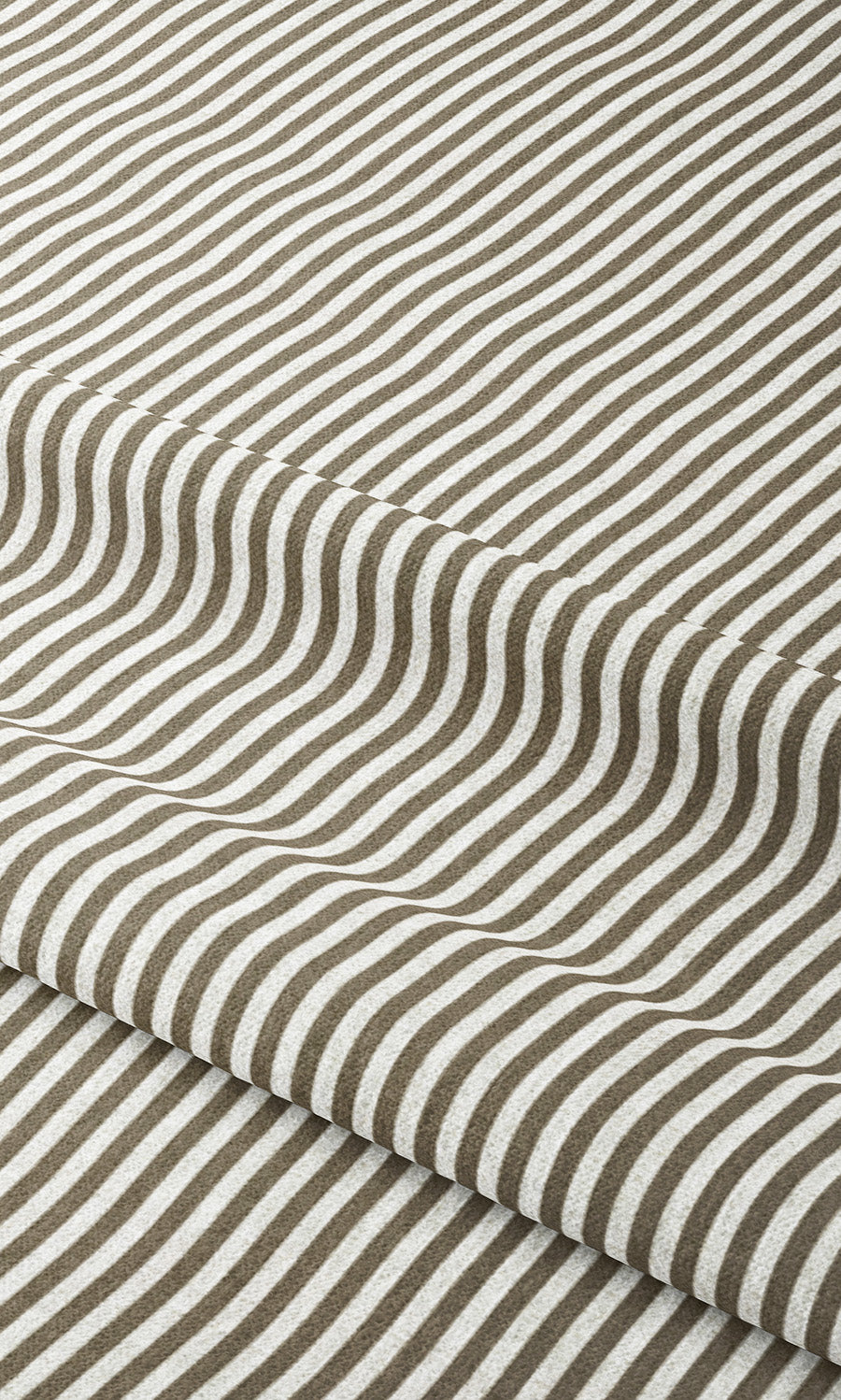Candy Striped Shades (Olive Brown/ White)