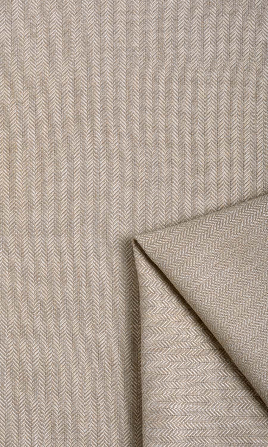 Herringbone Textured Curtain Panels for Living, Bedroom, Kitchen, Bathroom (Pale Brown)