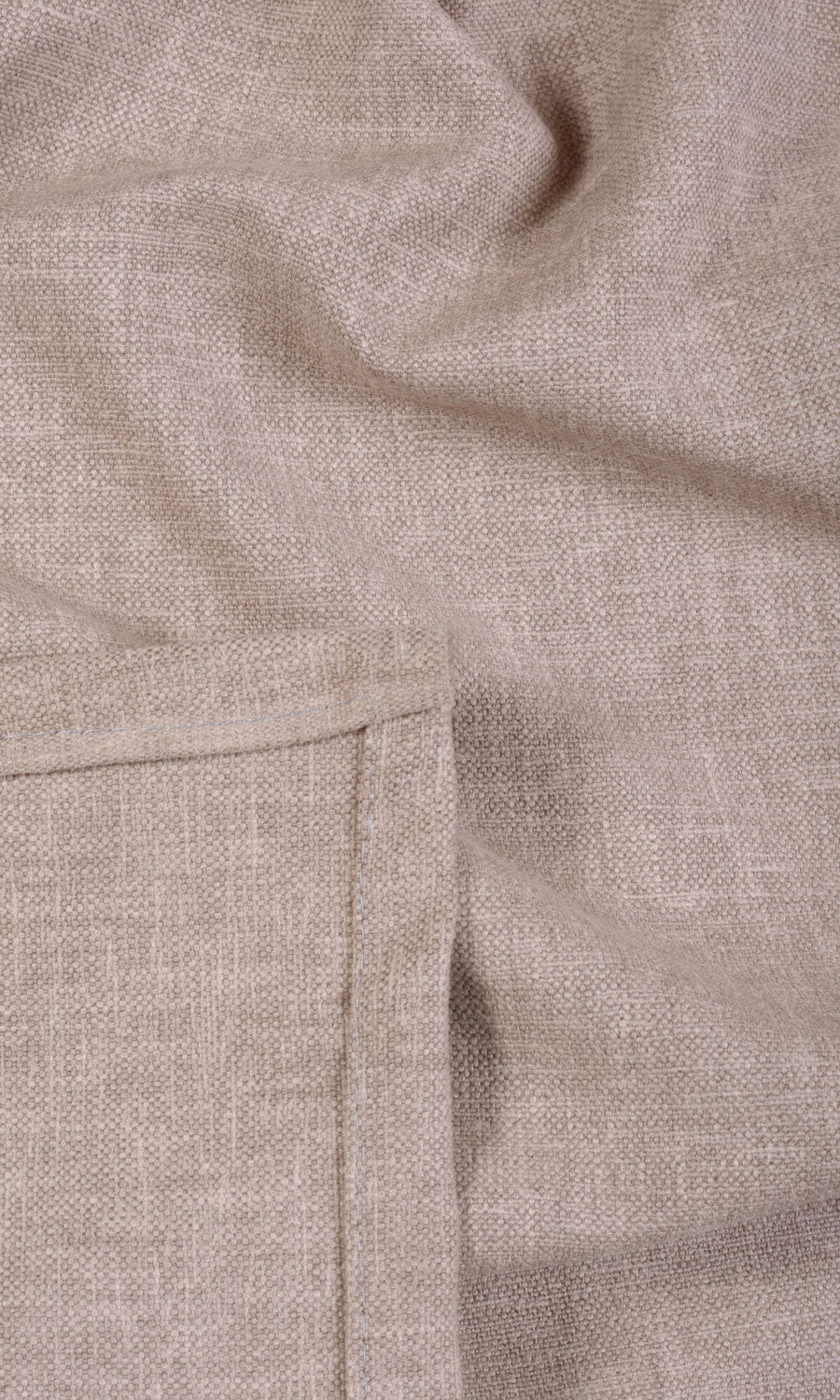 Linen Blend Drapery (Pale Beige) Extra Long Short Wide